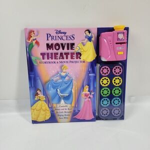 Disney Princess Movie Theatre Storybook 2002 With Projector And Disks Rare! 🩷